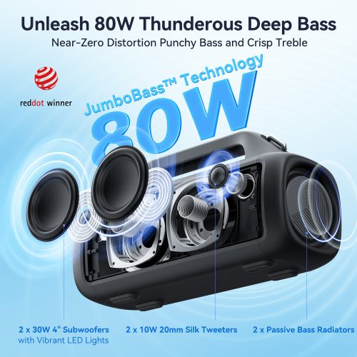 Loa Bluetooth Earfun Uboom X - Hình ảnh 2