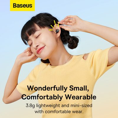 Tai Nghe Không Dây Baseus Bowie WM02+ - Màn Hình LED, Bluetooth 5.3, Pin 25 Giờ, Thiết Kế Thời Trang - Nâng tầm phong cách của bạn với tai nghe không dây <strong>Baseus Bowie WM02+</strong>. Điểm nhấn đột phá là màn hình LED kỹ thuật số ngay trên hộp sạc, hiển thị chính xác % pin còn lại và thời gian sạc, giúp bạn luôn chủ động về năng lượng. Thiết kế "viên nang" trong suốt siêu nhỏ gọn, thời trang, mang lại cảm giác đeo nhẹ nhàng và thoải mái. Trang bị công nghệ Bluetooth 5.3 mới nhất, tai nghe đảm bảo kết nối ổn định và độ trễ cực thấp chỉ 60ms, lý tưởng cho việc chơi game. Tận hưởng âm nhạc suốt 50 giờ cùng hộp sạc và công nghệ sạc nhanh 10 phút cho 2 giờ sử dụng. <strong>Baseus Bowie WM02+</strong> là sự lựa chọn hoàn hảo cho thế hệ trẻ năng động và cá tính.