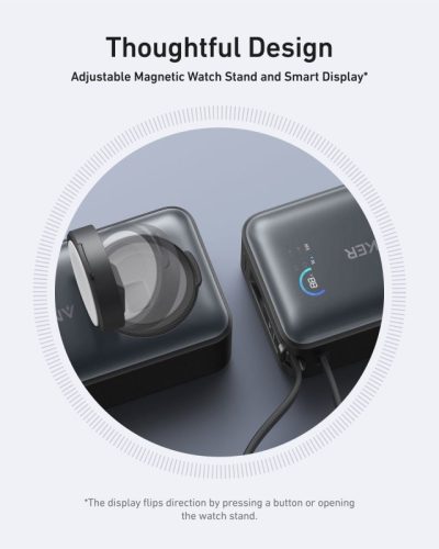 Pin Sạc Dự Phòng Anker MagGo 10.000mAh 35W A1657 Hỗ Trợ Sạc Apple Watch - A1657 - <strong>Pin Sạc Dự Phòng Anker MagGo A1657</strong> dung lượng 10.000mAh, công suất 35W, tích hợp sạc không dây Apple Watch 5W và cáp USB-C 30W. Sạc nhanh iPhone 15, Samsung, hỗ trợ sạc đồng thời 2 thiết bị. <strong>A1657</strong> nhỏ gọn, màn hình LED, lý tưởng cho di chuyển.  