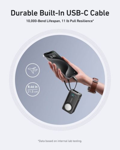 Pin Sạc Dự Phòng Anker MagGo 10.000mAh 35W A1657 Hỗ Trợ Sạc Apple Watch - A1657 - <strong>Pin Sạc Dự Phòng Anker MagGo A1657</strong> dung lượng 10.000mAh, công suất 35W, tích hợp sạc không dây Apple Watch 5W và cáp USB-C 30W. Sạc nhanh iPhone 15, Samsung, hỗ trợ sạc đồng thời 2 thiết bị. <strong>A1657</strong> nhỏ gọn, màn hình LED, lý tưởng cho di chuyển.  