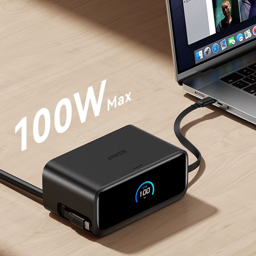 Trạm Sạc Anker Nano 100W 7-in-1 A91C8 - Tích Hợp Cáp USB-C Rút Gọn Siêu Tiện Lợi - Hình ảnh 4
