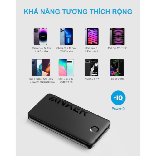 Pin Dự Phòng Anker A1334 - Pin Sạc Dự Phòng Anker 323 PowerCore 10000mAh 12W A1334 - Hình ảnh 3