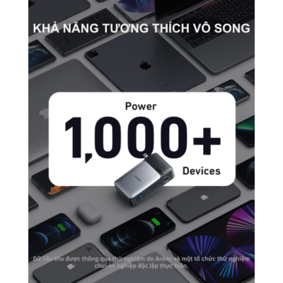 Pin Sạc Dự Phòng Anker A1651 - Anker 733 Fusion 10.000mAh 65W A1651 GaNPrime PD/IQ4.0 - <strong>Pin Sạc Dự Phòng Anker 733 Fusion A1651</strong> dung lượng 10.000mAh, công suất 65W, tích hợp sạc tường và pin dự phòng 2 trong 1. Công nghệ Power Delivery và PowerIQ 4.0 hỗ trợ sạc nhanh iPhone, Samsung, laptop. <strong>A1651</strong> nhỏ gọn, sạc 3 thiết bị cùng lúc, lý tưởng cho di chuyển.