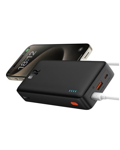 Sạc dự phòng hiệu Baseus Airpow Fast Charge 20000mAh 20W - Nói lời tạm biệt với nỗi lo hết pin cùng sạc dự phòng <strong>Baseus Airpow</strong> 20000mAh 20W. Với dung lượng cực lớn 20000mAh, sản phẩm cung cấp năng lượng dồi dào cho nhiều ngày sử dụng, có thể sạc đầy iPhone 14 khoảng 4 lần. Công nghệ sạc nhanh Power Delivery (PD) 20W chuyên dụng cho iPhone, giúp nạp 50% pin chỉ trong 30 phút. Pin dự phòng được trang bị 3 cổng sạc ra (2 USB-A, 1 USB-C), cho phép bạn nạp năng lượng cho 3 thiết bị cùng lúc. Màn hình LED trực quan hiển thị chính xác phần trăm pin còn lại. Tích hợp chip bảo vệ thông minh đa tầng, <strong>Baseus Airpow</strong> là nguồn năng lượng di động mạnh mẽ, an toàn và đáng tin cậy cho mọi hành trình của bạn.