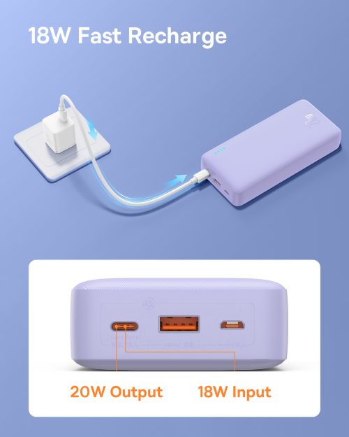 Sạc dự phòng hiệu Baseus Airpow Fast Charge 20000mAh 20W - Hình ảnh 4