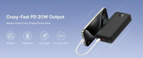 Sạc dự phòng hiệu Baseus Airpow Fast Charge 20000mAh 20W - Hình ảnh 5