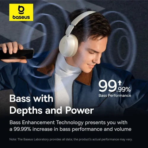 Tai nghe chụp tai Baseus Bass 35 Max - Hình ảnh 9