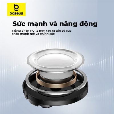 Tai nghe không dây hiệu Baseus Bowie E20s - Khám phá sự giao thoa hoàn hảo giữa công nghệ và nghệ thuật với tai nghe không dây <strong>Baseus Bowie E20s</strong>. Gây ấn tượng mạnh mẽ với thiết kế "vòng quỹ đạo" độc đáo trên hộp sạc, đây không chỉ là một thiết bị âm thanh mà còn là một phụ kiện thời trang đầy cá tính. Tận hưởng kết nối siêu ổn định và độ trễ cực thấp chỉ 0.06s nhờ công nghệ Bluetooth 5.3 mới nhất, lý tưởng cho cả chơi game và xem phim. Thời lượng pin bền bỉ lên đến 32 giờ cùng hộp sạc và công nghệ sạc nhanh 10 phút cho 2 giờ sử dụng, đảm bảo âm nhạc luôn bên bạn. Nâng tầm phong cách và trải nghiệm âm thanh của bạn với <strong>Baseus Bowie E20s</strong>.