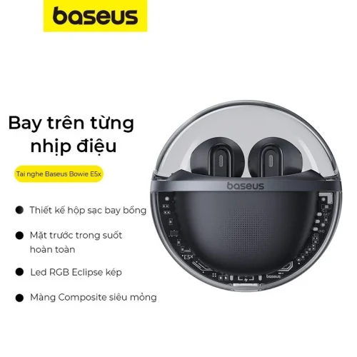 Tai nghe Bluetooth Baseus Bowie E5x - Hình ảnh 7