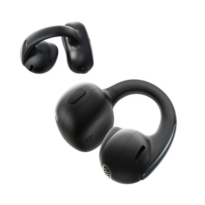 Tai nghe không dây hiệu Baseus Bowie MC1 Open-Ear - Khám phá sự tự do âm nhạc tuyệt đối cùng tai nghe <strong>Baseus Bowie MC1 Open-Ear</strong>. Với thiết kế mở độc đáo, tai nghe không đi vào trong ống tai, cho phép bạn vừa thưởng thức âm nhạc sống động, vừa nhận biết được âm thanh từ môi trường xung quanh, đảm bảo an toàn tối đa khi chạy bộ, đạp xe hay di chuyển ngoài đường. Công nghệ truyền âm thanh định hướng giúp giảm rò rỉ âm thanh, mang lại trải nghiệm riêng tư. Chất liệu silicone mềm mại, trọng lượng siêu nhẹ và chuẩn chống nước IP57 khiến <strong>Baseus Bowie MC1 Open-Ear</strong> trở thành người bạn đồng hành hoàn hảo cho mọi buổi tập luyện và hoạt động hàng ngày, thoải mái suốt cả ngày dài.