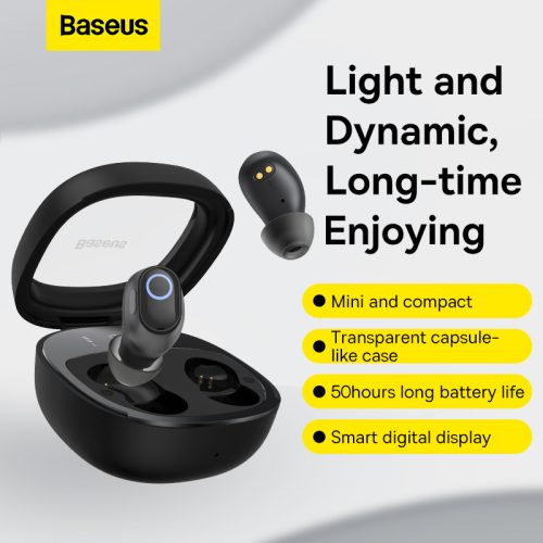Tai Nghe Không Dây Baseus Bowie WM02+ - Màn Hình LED, Bluetooth 5.3, Pin 25 Giờ, Thiết Kế Thời Trang - Hình ảnh 10