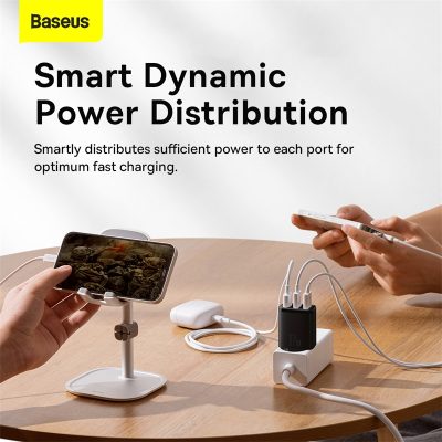 Củ sạc hiệu Baseus Compact 3U 17W EU - Giải phóng không gian ổ cắm của bạn với củ sạc <strong>Baseus Compact 3U 17W EU</strong>. Với thiết kế siêu nhỏ gọn và 3 cổng USB tiện lợi, đây là giải pháp sạc "tất cả trong một" cho mọi nhu cầu hàng ngày của bạn. Tổng công suất 17W được phân bổ thông minh, với mỗi cổng có thể cung cấp dòng sạc lên đến 2.4A, giúp nạp năng lượng nhanh chóng và hiệu quả cho điện thoại, máy tính bảng, tai nghe và nhiều thiết bị khác. Chip xử lý thông minh tích hợp đảm bảo sạc an toàn, bảo vệ thiết bị của bạn khỏi các nguy cơ quá dòng, quá nhiệt. <strong>Baseus Compact 3U 17W EU</strong> là sự lựa chọn hoàn hảo cho gia đình, du lịch và một góc làm việc gọn gàng, hiệu quả.