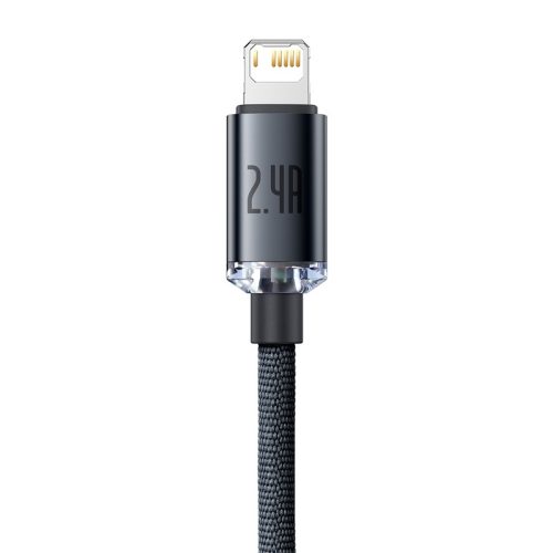 Cáp sạc nhanh hiệu Baseus Crystal Shine Series USB to iP 2.4A 1.2m - Hình ảnh 5