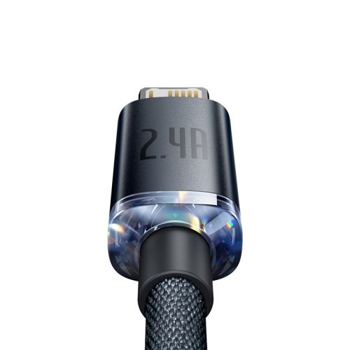 Cáp sạc nhanh hiệu Baseus Crystal Shine Series USB to iP 2.4A 1.2m - Hình ảnh 8