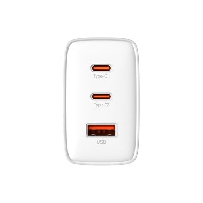 Sạc nhanh hiệu Baseus Cube Pro 2C+U 65W EU - Giải phóng sức mạnh sạc tối thượng với củ sạc <strong>Baseus Cube Pro 2C+U 65W EU</strong>. Được trang bị công nghệ GaN tiên tiến, sản phẩm mang lại công suất 65W mạnh mẽ trong một thân hình siêu nhỏ gọn, có khả năng sạc nhanh cho cả laptop (MacBook, Dell, HP) và 2 thiết bị khác cùng lúc. Với 2 cổng USB-C và 1 cổng USB-A, đây là giải pháp "tất cả trong một" thay thế toàn bộ những củ sạc cồng kềnh khác của bạn. Công nghệ phân phối dòng điện thông minh BPS II và các tính năng bảo vệ toàn diện đảm bảo sạc nhanh, an toàn và hiệu quả. Hãy đơn giản hóa cuộc sống của bạn với <strong>Baseus Cube Pro 2C+U 65W EU</strong>.