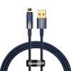 Cáp sạc nhanh tự ngắt hiệu Baseus Explorer Series USB to IP 2.4A 1m - Trải nghiệm sự tiện lợi và tốc độ vượt trội với cáp sạc <strong>Baseus Superior Series</strong> Type-C to iP PD 20W. Với chiều dài lý tưởng lên đến 2 mét, bạn có thể thoải mái sạc và sử dụng iPhone/iPad của mình ở mọi khoảng cách. Hỗ trợ công suất sạc nhanh Power Delivery (PD) 20W, cáp có khả năng nạp đầy 60% pin cho iPhone chỉ trong vòng 30 phút. Được chế tác từ vật liệu TPE cao cấp và lõi đồng nguyên chất, cáp <strong>Baseus Superior Series</strong> đảm bảo độ bền vượt trội, khả năng chống gãy gập hiệu quả tại các khớp nối và truyền tải điện năng ổn định. Đây là giải pháp sạc nhanh, bền bỉ và đáng tin cậy cho mọi người dùng Apple.