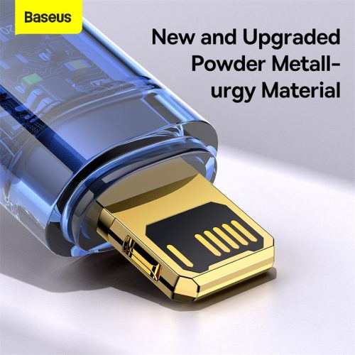 Cáp sạc nhanh tự ngắt hiệu Baseus Explorer Series USB to IP 2.4A 1m - Hình ảnh 11