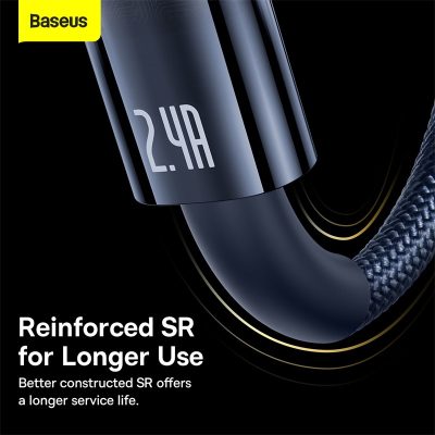 Cáp sạc nhanh tự ngắt hiệu Baseus Explorer Series USB to IP 2.4A 1m - Bạn lo lắng về việc sạc iPhone qua đêm sẽ làm chai pin? Cáp sạc <strong>Baseus Explorer Series</strong> là giải pháp hoàn hảo dành cho bạn! Được trang bị chip tự ngắt thông minh, cáp sẽ tự động ngắt nguồn điện sau khi thiết bị được sạc đầy, bảo vệ tuổi thọ pin một cách tối ưu. Đèn LED báo trạng thái trực quan giúp bạn dễ dàng nhận biết khi nào quá trình sạc hoàn tất. Cung cấp dòng sạc nhanh và ổn định 2.4A, kết hợp với thiết kế dây dù bện và đầu cắm hợp kim sang trọng, siêu bền bỉ. Hãy chọn cáp <strong>Baseus Explorer Series</strong> để sạc an toàn, ngủ an tâm và giữ cho chiếc iPhone của bạn luôn khỏe mạnh.