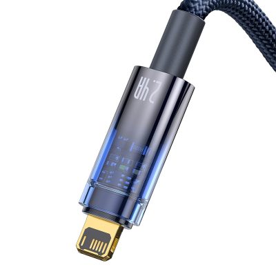 Cáp sạc nhanh tự ngắt hiệu Baseus Explorer Series USB to IP 2.4A 1m - Bạn lo lắng về việc sạc iPhone qua đêm sẽ làm chai pin? Cáp sạc <strong>Baseus Explorer Series</strong> là giải pháp hoàn hảo dành cho bạn! Được trang bị chip tự ngắt thông minh, cáp sẽ tự động ngắt nguồn điện sau khi thiết bị được sạc đầy, bảo vệ tuổi thọ pin một cách tối ưu. Đèn LED báo trạng thái trực quan giúp bạn dễ dàng nhận biết khi nào quá trình sạc hoàn tất. Cung cấp dòng sạc nhanh và ổn định 2.4A, kết hợp với thiết kế dây dù bện và đầu cắm hợp kim sang trọng, siêu bền bỉ. Hãy chọn cáp <strong>Baseus Explorer Series</strong> để sạc an toàn, ngủ an tâm và giữ cho chiếc iPhone của bạn luôn khỏe mạnh.