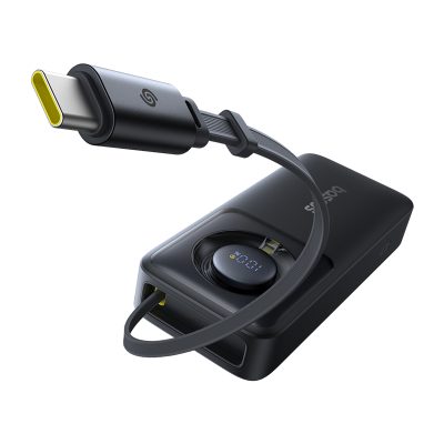 Sạc dự phòng hiệu Baseus Free2Pull with Retractable Cable 10000mAh 30W - Mệt mỏi với mớ dây cáp sạc lộn xộn? Pin sạc dự phòng <strong>Baseus Free2Pull</strong> là cuộc cách mạng về sự tiện lợi mà bạn hằng mong đợi! Thiết kế độc đáo với cáp rút gọn 2 trong 1 (Type-C & Lightning) được tích hợp sẵn, giúp bạn sạc mọi thiết bị mà không cần mang theo dây riêng. Công suất sạc nhanh Power Delivery 30W mạnh mẽ, đủ sức sạc nhanh cho cả iPhone, Android và thậm chí là MacBook Air. Dung lượng 10000mAh nhỏ gọn, lý tưởng cho nhu cầu hàng ngày, cùng màn hình LED kỹ thuật số hiển thị phần trăm pin trực quan. Sở hữu ngay <strong>Baseus Free2Pull</strong> để trải nghiệm sự tự do và gọn gàng tối thượng trong lòng bàn tay.