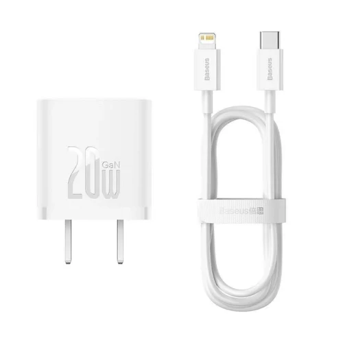 Bộ sạc nhanh hiệu Baseus GaN5 1C 20W CN Set (Mini) - Kèm dây sạc Type-C to iP PD 20W 1m - Hình ảnh 5