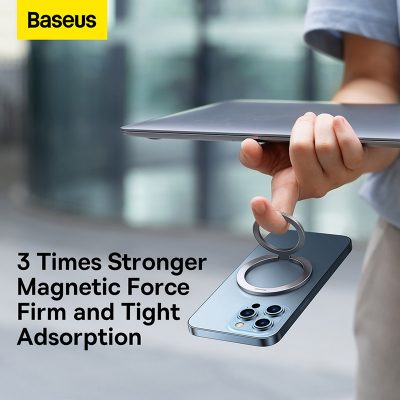 Giá đỡ vòng kim loại hiệu Baseus Halo Series Foldable Metal Ring (Single-ring) - Trải nghiệm sự tiện lợi và phong cách tối thượng với giá đỡ <strong>Baseus Halo Series Foldable Metal Ring</strong>. Đây là giải pháp 3-trong-1 hoàn hảo: giúp bạn cầm nắm điện thoại chắc chắn hơn, chống rơi vỡ; làm chân đế rảnh tay để xem phim, video call; và tương thích với các loại giá đỡ từ tính trên ô tô. Được chế tác từ hợp kim kẽm cao cấp, sản phẩm có thiết kế siêu mỏng, có thể gấp gọn hoàn toàn vào mặt lưng, không gây cộm khi đút túi. Vòng xoay 360° và gập 180° linh hoạt giúp bạn điều chỉnh mọi góc nhìn. Nâng tầm trải nghiệm sử dụng smartphone của bạn với <strong>Baseus Halo Series Foldable Metal Ring</strong> - một phụ kiện nhỏ gọn nhưng đầy quyền năng.