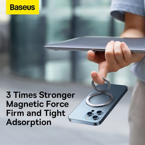 Giá đỡ vòng kim loại hiệu Baseus Halo Series Foldable Metal Ring (Single-ring) - Hình ảnh 10