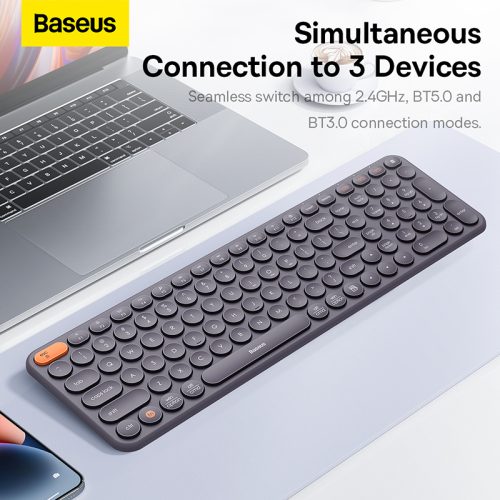 Bàn phím không dây hiệu Baseus K01A Tri-Mode - Hình ảnh 5