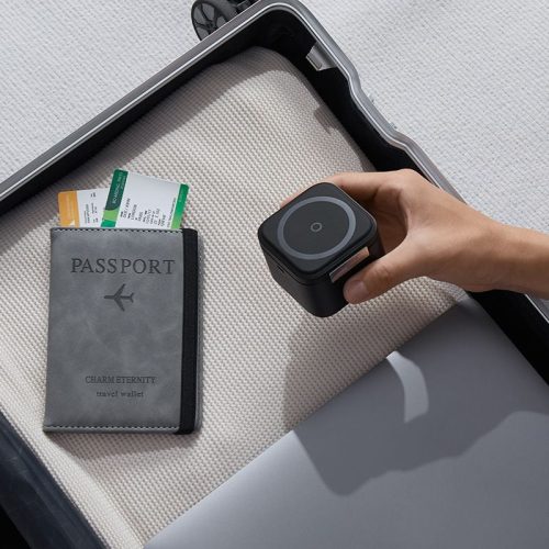 Baseus MagPro 2-in-1 Magnetic Wireless Charger 25W Cosmic Black - Hình ảnh 13