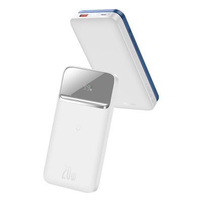 Sạc Dự Phòng Không Dây Baseus Magnetic Fast Charging 10000mAh 20W - Hít Từ Tính, Màn Hình LED, Sạc Nhanh PD Cho iPhone - Trải nghiệm sự tự do sạc không dây đích thực với pin sạc dự phòng <strong>Baseus Magnetic Fast</strong> Charging 10000mAh 20W. Với lực hít từ tính cực mạnh, pin tự động căn chỉnh và bám chắc vào mặt lưng iPhone (từ dòng 12 trở lên), cho phép bạn vừa sạc vừa sử dụng điện thoại một cách thoải mái. Công nghệ sạc nhanh không dây lên đến 15W và sạc nhanh có dây Power Delivery 20W qua cổng Type-C giúp nạp đầy 60% pin chỉ trong 30 phút. Dung lượng 10000mAh cung cấp năng lượng bền bỉ cho cả ngày dài. Màn hình LED kỹ thuật số hiển thị chính xác % pin còn lại, giúp bạn luôn chủ động. Sạc <strong>Baseus Magnetic Fast</strong> là giải pháp năng lượng không dây hoàn hảo, kết hợp giữa tốc độ, sự tiện lợi và thiết kế thời trang.