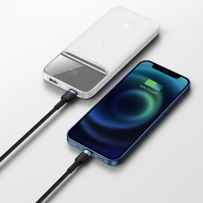 Sạc Dự Phòng Không Dây Baseus Magnetic Fast Charging 10000mAh 20W - Hít Từ Tính, Màn Hình LED, Sạc Nhanh PD Cho iPhone - Trải nghiệm sự tự do sạc không dây đích thực với pin sạc dự phòng <strong>Baseus Magnetic Fast</strong> Charging 10000mAh 20W. Với lực hít từ tính cực mạnh, pin tự động căn chỉnh và bám chắc vào mặt lưng iPhone (từ dòng 12 trở lên), cho phép bạn vừa sạc vừa sử dụng điện thoại một cách thoải mái. Công nghệ sạc nhanh không dây lên đến 15W và sạc nhanh có dây Power Delivery 20W qua cổng Type-C giúp nạp đầy 60% pin chỉ trong 30 phút. Dung lượng 10000mAh cung cấp năng lượng bền bỉ cho cả ngày dài. Màn hình LED kỹ thuật số hiển thị chính xác % pin còn lại, giúp bạn luôn chủ động. Sạc <strong>Baseus Magnetic Fast</strong> là giải pháp năng lượng không dây hoàn hảo, kết hợp giữa tốc độ, sự tiện lợi và thiết kế thời trang.