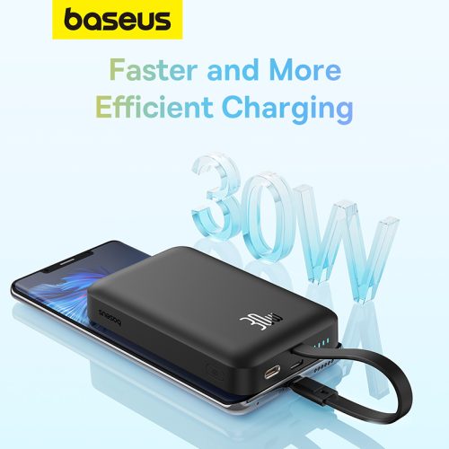 Sạc dự phòng không dây hiệu Baseus Magnetic Mini Fast Charge Type-C Edition 10000mAh 30W - Hình ảnh 12