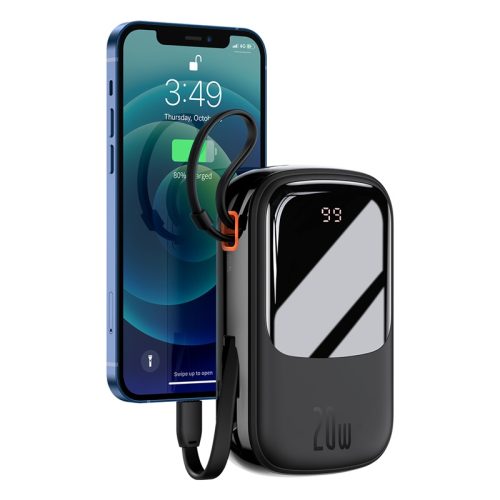 Sạc dự phòng hiệu Baseus Qpow Pro Digital Display Fast Charge 20000mAh 20W iP Edition - Hình ảnh 3