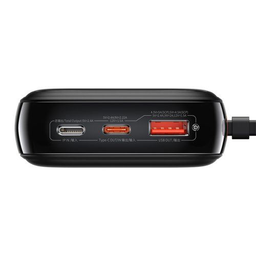 Sạc dự phòng hiệu Baseus Qpow Pro Digital Display Fast Charge 20000mAh 20W iP Edition - Hình ảnh 5
