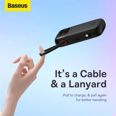 Sạc dự phòng hiệu Baseus Qpow2 Dual-Cable Digital Display Fast Charge 20000mAh 22.5W - Chấm dứt nỗi lo quên dây sạc với pin sạc dự phòng <strong>Baseus Qpow2</strong>! Đây là giải pháp năng lượng tối thượng với 2 cáp sạc (1 Type-C & 1 Lightning) được tích hợp sẵn, gọn gàng ngay trên thân pin. Với công suất sạc nhanh 22.5W, sản phẩm hỗ trợ đa giao thức từ Huawei SCP đến PD 20W, giúp sạc 60% pin cho iPhone chỉ trong 30 phút. Dung lượng khủng 20000mAh đảm bảo năng lượng cho nhiều ngày, trong khi màn hình LED kỹ thuật số hiển thị chính xác % pin còn lại. Đặc biệt, <strong>Baseus Qpow2</strong> có khả năng sạc cùng lúc cho 4 thiết bị, biến nó thành một trạm năng lượng di động thực thụ. Đây là sự lựa chọn hoàn hảo cho người dùng tìm kiếm sự tiện lợi và sức mạnh tối đa.