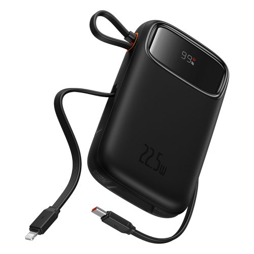 Sạc dự phòng hiệu Baseus Qpow2 Dual-Cable Digital Display Fast Charge 20000mAh 22.5W - Hình ảnh 4
