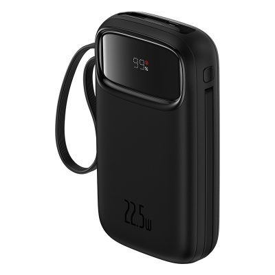 Sạc dự phòng hiệu Baseus Qpow2 Dual-Cable Digital Display Fast Charge 20000mAh 22.5W - Chấm dứt nỗi lo quên dây sạc với pin sạc dự phòng <strong>Baseus Qpow2</strong>! Đây là giải pháp năng lượng tối thượng với 2 cáp sạc (1 Type-C & 1 Lightning) được tích hợp sẵn, gọn gàng ngay trên thân pin. Với công suất sạc nhanh 22.5W, sản phẩm hỗ trợ đa giao thức từ Huawei SCP đến PD 20W, giúp sạc 60% pin cho iPhone chỉ trong 30 phút. Dung lượng khủng 20000mAh đảm bảo năng lượng cho nhiều ngày, trong khi màn hình LED kỹ thuật số hiển thị chính xác % pin còn lại. Đặc biệt, <strong>Baseus Qpow2</strong> có khả năng sạc cùng lúc cho 4 thiết bị, biến nó thành một trạm năng lượng di động thực thụ. Đây là sự lựa chọn hoàn hảo cho người dùng tìm kiếm sự tiện lợi và sức mạnh tối đa.