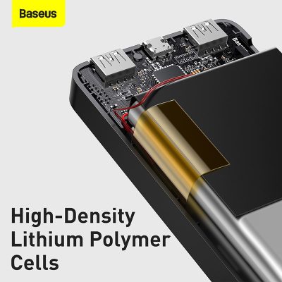 Sạc dự phòng hiệu Baseus Bipow Digital Display 20000mAh 15W - Luôn kết nối và tràn đầy năng lượng với pin sạc dự phòng <strong>Baseus Bipow Digital Display 20000mAh 15W</strong>. Sở hữu dung lượng khủng 20000mAh, sản phẩm là nguồn năng lượng dồi dào cho nhiều ngày sử dụng, lý tưởng cho những chuyến đi dài hay khi bạn phải di chuyển liên tục. Màn hình LED kỹ thuật số hiển thị chính xác % pin còn lại, giúp bạn dễ dàng kiểm soát năng lượng. Với công suất sạc 15W và khả năng sạc cùng lúc 3 thiết bị qua 3 cổng ra tiện lợi, đây là giải pháp năng lượng hiệu quả cho smartphone, máy tính bảng và tai nghe của bạn. Thiết kế tối giản, bề mặt chống trượt tinh tế, <strong>Baseus Bipow Digital Display 20000mAh 15W</strong> là người bạn đồng hành đáng tin cậy cho mọi nhu cầu.