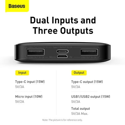 Sạc dự phòng hiệu Baseus Bipow Digital Display 20000mAh 15W - Luôn kết nối và tràn đầy năng lượng với pin sạc dự phòng <strong>Baseus Bipow Digital Display 20000mAh 15W</strong>. Sở hữu dung lượng khủng 20000mAh, sản phẩm là nguồn năng lượng dồi dào cho nhiều ngày sử dụng, lý tưởng cho những chuyến đi dài hay khi bạn phải di chuyển liên tục. Màn hình LED kỹ thuật số hiển thị chính xác % pin còn lại, giúp bạn dễ dàng kiểm soát năng lượng. Với công suất sạc 15W và khả năng sạc cùng lúc 3 thiết bị qua 3 cổng ra tiện lợi, đây là giải pháp năng lượng hiệu quả cho smartphone, máy tính bảng và tai nghe của bạn. Thiết kế tối giản, bề mặt chống trượt tinh tế, <strong>Baseus Bipow Digital Display 20000mAh 15W</strong> là người bạn đồng hành đáng tin cậy cho mọi nhu cầu.