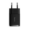 Củ sạc hiệu Baseus Compact 2U 10.5W EU - Bạn lo lắng về việc sạc iPhone qua đêm sẽ làm chai pin? Cáp sạc <strong>Baseus Explorer Series</strong> là giải pháp hoàn hảo dành cho bạn! Được trang bị chip tự ngắt thông minh, cáp sẽ tự động ngắt nguồn điện sau khi thiết bị được sạc đầy, bảo vệ tuổi thọ pin một cách tối ưu. Đèn LED báo trạng thái trực quan giúp bạn dễ dàng nhận biết khi nào quá trình sạc hoàn tất. Cung cấp dòng sạc nhanh và ổn định 2.4A, kết hợp với thiết kế dây dù bện và đầu cắm hợp kim sang trọng, siêu bền bỉ. Hãy chọn cáp <strong>Baseus Explorer Series</strong> để sạc an toàn, ngủ an tâm và giữ cho chiếc iPhone của bạn luôn khỏe mạnh.