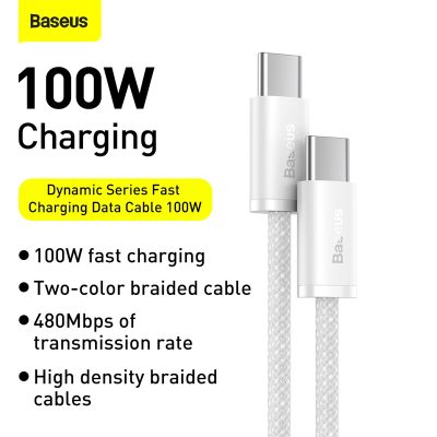 Cáp sạc nhanh hiệu Baseus Dynamic Series Type-C to Type-C 100W 1m - Giải phóng toàn bộ sức mạnh sạc của bạn với cáp <strong>Baseus Dynamic Series</strong> Type-C to Type-C 100W. Được thiết kế để đáp ứng nhu cầu năng lượng của các thiết bị đòi hỏi khắt khe nhất, cáp hỗ trợ công suất sạc Power Delivery (PD) lên đến 100W (20V/5A), cho phép sạc nhanh cả laptop, MacBook, máy tính bảng và smartphone. Tích hợp chip E-Marker thông minh, cáp tự động điều chỉnh dòng điện để đảm bảo an toàn tuyệt đối cho thiết bị của bạn. Lớp vỏ bọc bằng dây dù bện hai màu thời trang, siêu bền bỉ, chống rối và chống đứt gãy hiệu quả. Hãy nâng cấp trải nghiệm sạc của bạn với cáp <strong>Baseus Dynamic Series</strong> ngay hôm nay!