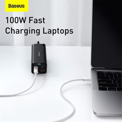 Cáp sạc nhanh hiệu Baseus Dynamic Series Type-C to Type-C 100W 1m - Giải phóng toàn bộ sức mạnh sạc của bạn với cáp <strong>Baseus Dynamic Series</strong> Type-C to Type-C 100W. Được thiết kế để đáp ứng nhu cầu năng lượng của các thiết bị đòi hỏi khắt khe nhất, cáp hỗ trợ công suất sạc Power Delivery (PD) lên đến 100W (20V/5A), cho phép sạc nhanh cả laptop, MacBook, máy tính bảng và smartphone. Tích hợp chip E-Marker thông minh, cáp tự động điều chỉnh dòng điện để đảm bảo an toàn tuyệt đối cho thiết bị của bạn. Lớp vỏ bọc bằng dây dù bện hai màu thời trang, siêu bền bỉ, chống rối và chống đứt gãy hiệu quả. Hãy nâng cấp trải nghiệm sạc của bạn với cáp <strong>Baseus Dynamic Series</strong> ngay hôm nay!