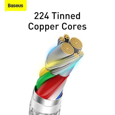 Cáp sạc nhanh hiệu Baseus Dynamic Series Type-C to Type-C 100W 1m - Giải phóng toàn bộ sức mạnh sạc của bạn với cáp <strong>Baseus Dynamic Series</strong> Type-C to Type-C 100W. Được thiết kế để đáp ứng nhu cầu năng lượng của các thiết bị đòi hỏi khắt khe nhất, cáp hỗ trợ công suất sạc Power Delivery (PD) lên đến 100W (20V/5A), cho phép sạc nhanh cả laptop, MacBook, máy tính bảng và smartphone. Tích hợp chip E-Marker thông minh, cáp tự động điều chỉnh dòng điện để đảm bảo an toàn tuyệt đối cho thiết bị của bạn. Lớp vỏ bọc bằng dây dù bện hai màu thời trang, siêu bền bỉ, chống rối và chống đứt gãy hiệu quả. Hãy nâng cấp trải nghiệm sạc của bạn với cáp <strong>Baseus Dynamic Series</strong> ngay hôm nay!