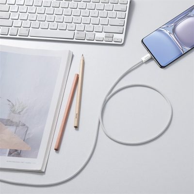 Cáp sạc nhanh hiệu Baseus Dynamic Series Type-C to Type-C 100W 1m - Giải phóng toàn bộ sức mạnh sạc của bạn với cáp <strong>Baseus Dynamic Series</strong> Type-C to Type-C 100W. Được thiết kế để đáp ứng nhu cầu năng lượng của các thiết bị đòi hỏi khắt khe nhất, cáp hỗ trợ công suất sạc Power Delivery (PD) lên đến 100W (20V/5A), cho phép sạc nhanh cả laptop, MacBook, máy tính bảng và smartphone. Tích hợp chip E-Marker thông minh, cáp tự động điều chỉnh dòng điện để đảm bảo an toàn tuyệt đối cho thiết bị của bạn. Lớp vỏ bọc bằng dây dù bện hai màu thời trang, siêu bền bỉ, chống rối và chống đứt gãy hiệu quả. Hãy nâng cấp trải nghiệm sạc của bạn với cáp <strong>Baseus Dynamic Series</strong> ngay hôm nay!