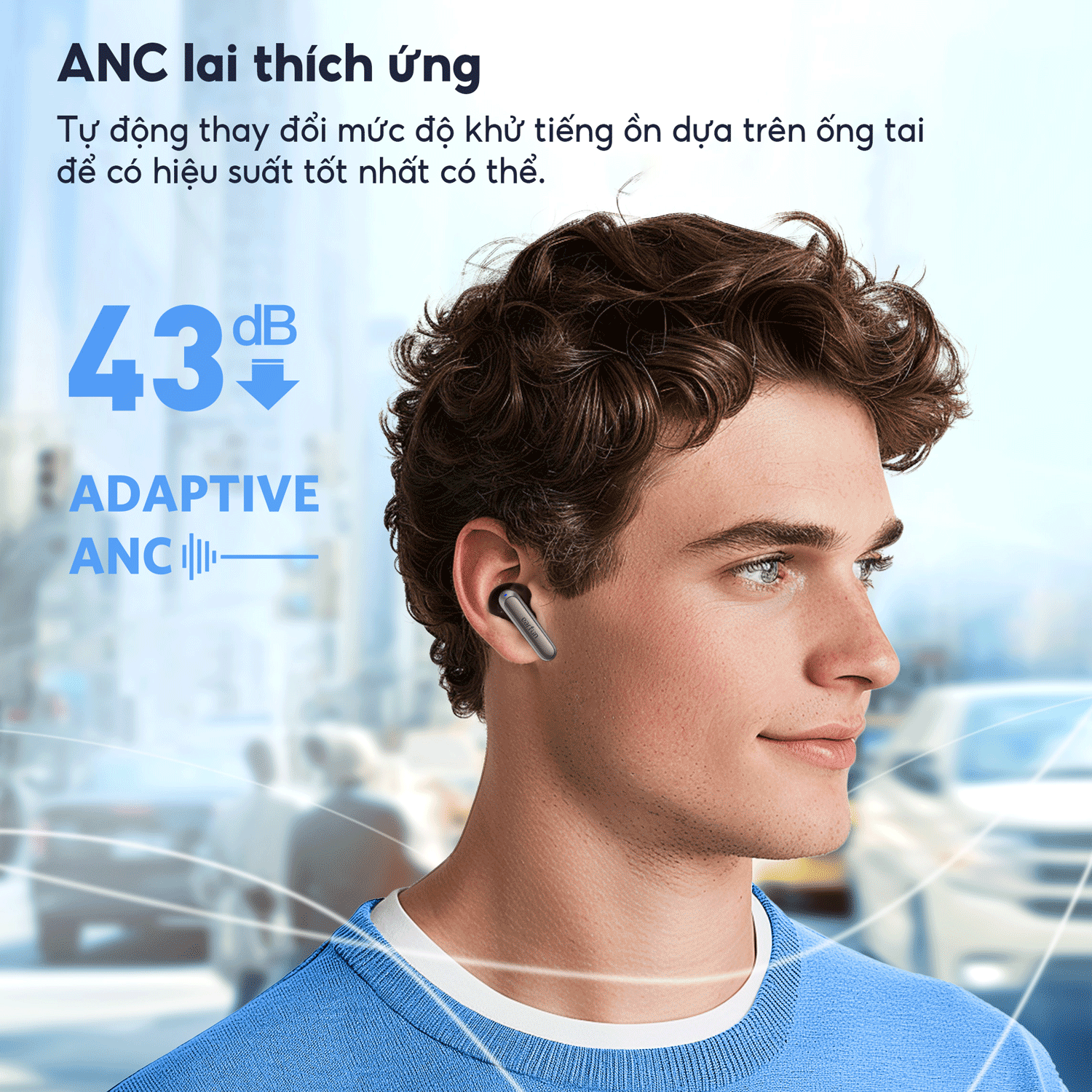 Tai nghe Bluetooth Earfun Air 2 NC - Loại bỏ mọi phiền nhiễu và đắm chìm trong thế giới âm thanh của riêng bạn với tai nghe <strong>Earfun Air 2 NC</strong>. Tích hợp công nghệ chống ồn chủ động (ANC) Hybrid QuietSmart™ 2.0 hàng đầu, sản phẩm có khả năng loại bỏ hiệu quả tiếng ồn môi trường lên đến 43dB, mang lại không gian tĩnh lặng tuyệt đối. Chất lượng âm thanh đạt chuẩn Hi-Res Audio, kết hợp cùng hệ thống 6 micro chống ồn, đảm bảo âm nhạc sống động và cuộc gọi trong như pha lê. Với kết nối đa điểm thông minh, thời lượng pin bền bỉ và khả năng tùy chỉnh qua App, <strong>Earfun Air 2 NC</strong> là lựa chọn hoàn hảo để bạn tập trung làm việc và tận hưởng giải trí đỉnh cao.