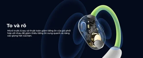 Tai Nghe Bluetooth Baseus Eli Sport 1 Open-Ear TWS Earbuds - Hình ảnh 17