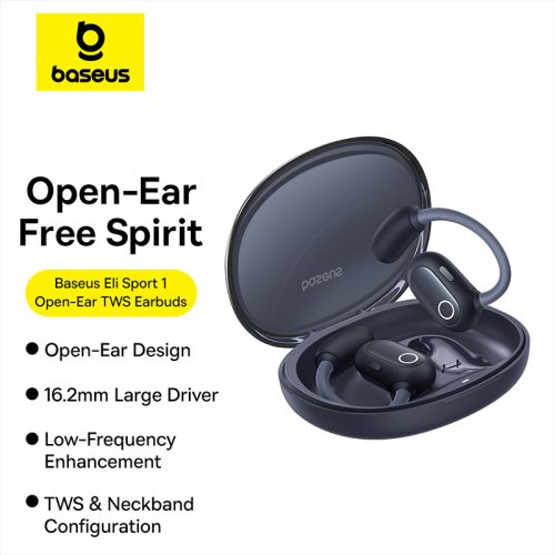 Tai Nghe Bluetooth Baseus Eli Sport 1 Open-Ear TWS Earbuds - Hình ảnh 7