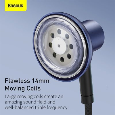 Tai nghe có dây hiệu Baseus Encok 3.5mm H19 - Khám phá thế giới âm thanh sống động cùng tai nghe <strong>Baseus Encok 3.5mm H19</strong>. Với thiết kế công thái học nghiêng 60 độ độc đáo, tai nghe mang lại cảm giác đeo thoải mái suốt ngày dài mà không gây đau tai. Màng loa PET 14mm tái tạo âm thanh Hi-Fi chi tiết, từ dải bass trầm ấm đến treble trong trẻo, cho bạn đắm chìm trong từng giai điệu. Micro đa hướng độ nhạy cao đảm bảo cuộc gọi luôn rõ ràng, liền mạch. Tích hợp bộ điều khiển thông minh ngay trên dây, việc điều khiển nhạc và cuộc gọi chưa bao giờ dễ dàng hơn. Sở hữu ngay <strong>Baseus Encok 3.5mm H19</strong> chính hãng để nâng tầm trải nghiệm âm thanh của bạn!