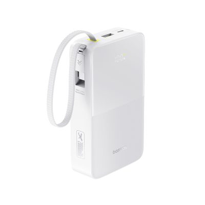 Sạc dự phòng hiệu Baseus EnerFill FC51 Bipow2 Pro Digital Display with Built-in Cable 20000mAh 22.5W - Nói lời tạm biệt với những sợi cáp sạc rối rắm và nỗi lo quên mang theo cáp! Sạc dự phòng <strong>Baseus EnerFill FC51 Bipow2 Pro Digital Display</strong> là giải pháp năng lượng "tất cả trong một" mà bạn đang tìm kiếm. Với dung lượng khủng 20000mAh và công suất sạc nhanh 22.5W, sản phẩm đảm bảo cung cấp năng lượng cho nhiều thiết bị trong nhiều ngày. Điểm nhấn đặc biệt là sợi cáp Type-C tích hợp sẵn tiện lợi và màn hình LED kỹ thuật số hiển thị chính xác từng % pin. Thiết kế nhỏ gọn, hiện đại cùng nhiều cổng sạc, <strong>Baseus EnerFill FC51 Bipow2 Pro Digital Display</strong> là người bạn đồng hành lý tưởng cho mọi chuyến đi, giúp bạn luôn kết nối.