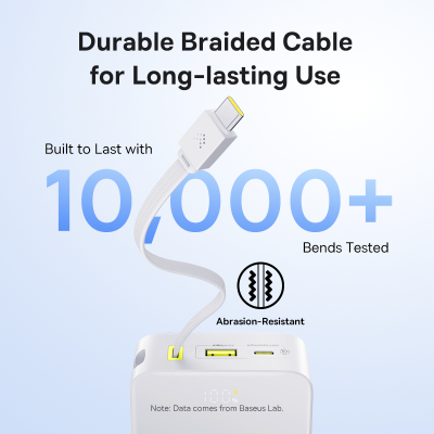 Sạc dự phòng hiệu Baseus EnerFill FC51 Bipow2 Pro Digital Display with Built-in Cable 20000mAh 22.5W - Nói lời tạm biệt với những sợi cáp sạc rối rắm và nỗi lo quên mang theo cáp! Sạc dự phòng <strong>Baseus EnerFill FC51 Bipow2 Pro Digital Display</strong> là giải pháp năng lượng "tất cả trong một" mà bạn đang tìm kiếm. Với dung lượng khủng 20000mAh và công suất sạc nhanh 22.5W, sản phẩm đảm bảo cung cấp năng lượng cho nhiều thiết bị trong nhiều ngày. Điểm nhấn đặc biệt là sợi cáp Type-C tích hợp sẵn tiện lợi và màn hình LED kỹ thuật số hiển thị chính xác từng % pin. Thiết kế nhỏ gọn, hiện đại cùng nhiều cổng sạc, <strong>Baseus EnerFill FC51 Bipow2 Pro Digital Display</strong> là người bạn đồng hành lý tưởng cho mọi chuyến đi, giúp bạn luôn kết nối.